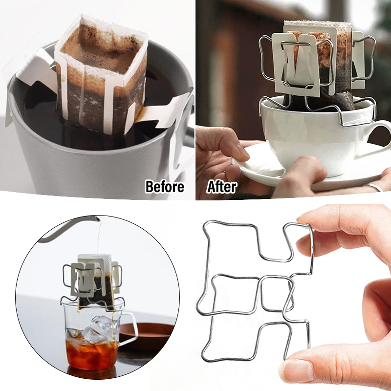 Coffee Equipment Organizer - Wielorazowy uchwyt na woreczki filtrujące do