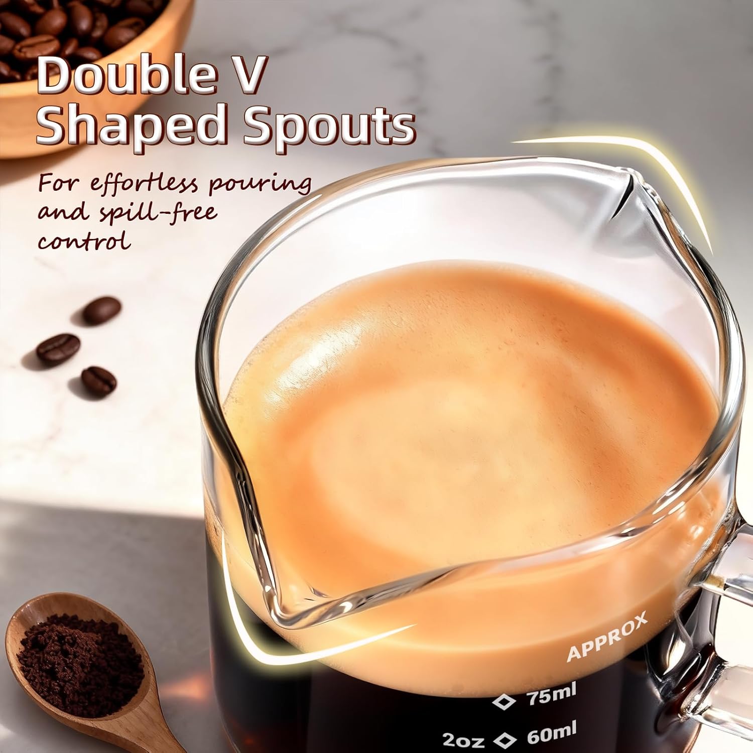 1/2 szt. Kubki do espresso 2,5 – Espresso Shot Glass recenzja i cena