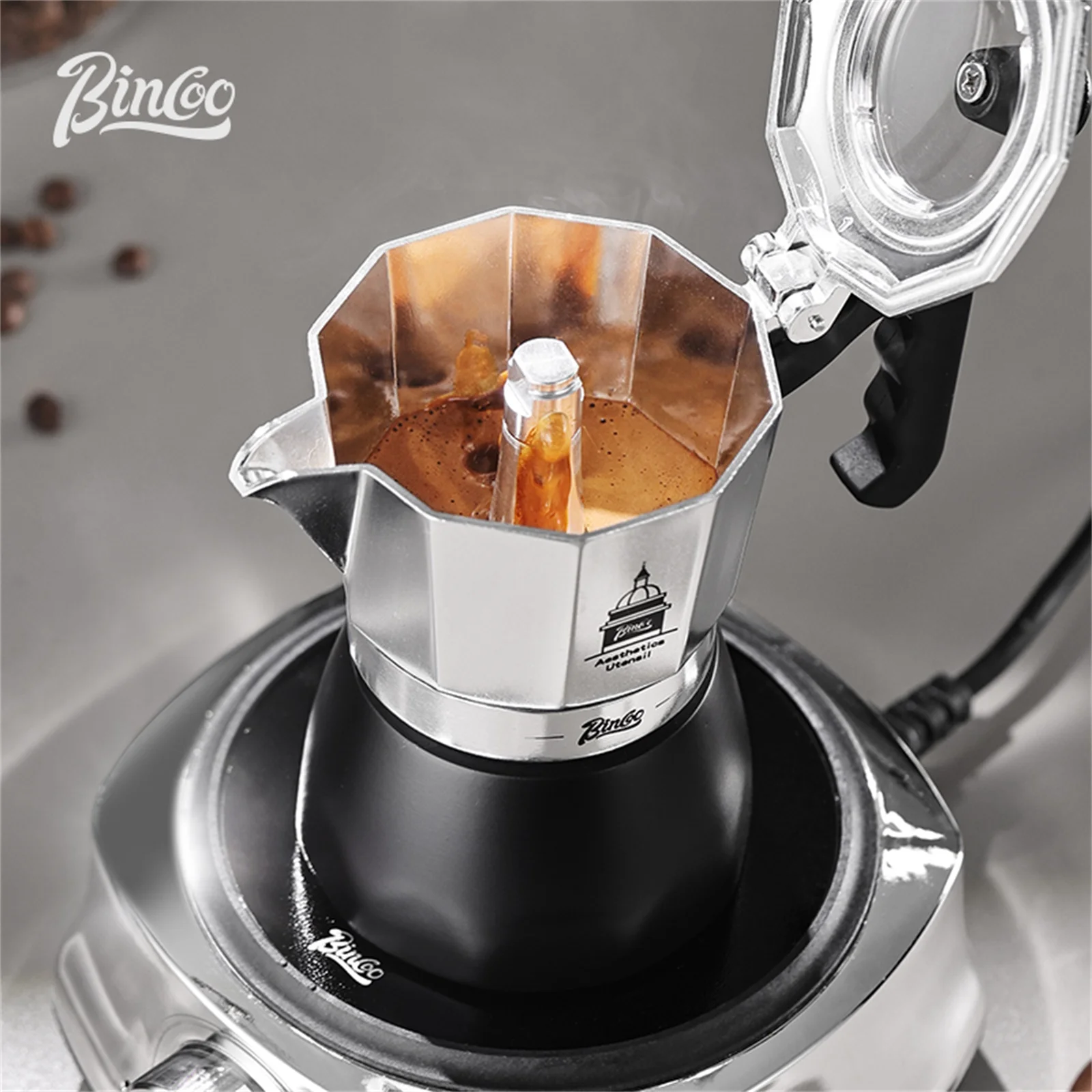 BINCOO Dwu-zaworowy Moka Pot,  – Equipment Of Coffee Machine recenzja i cena