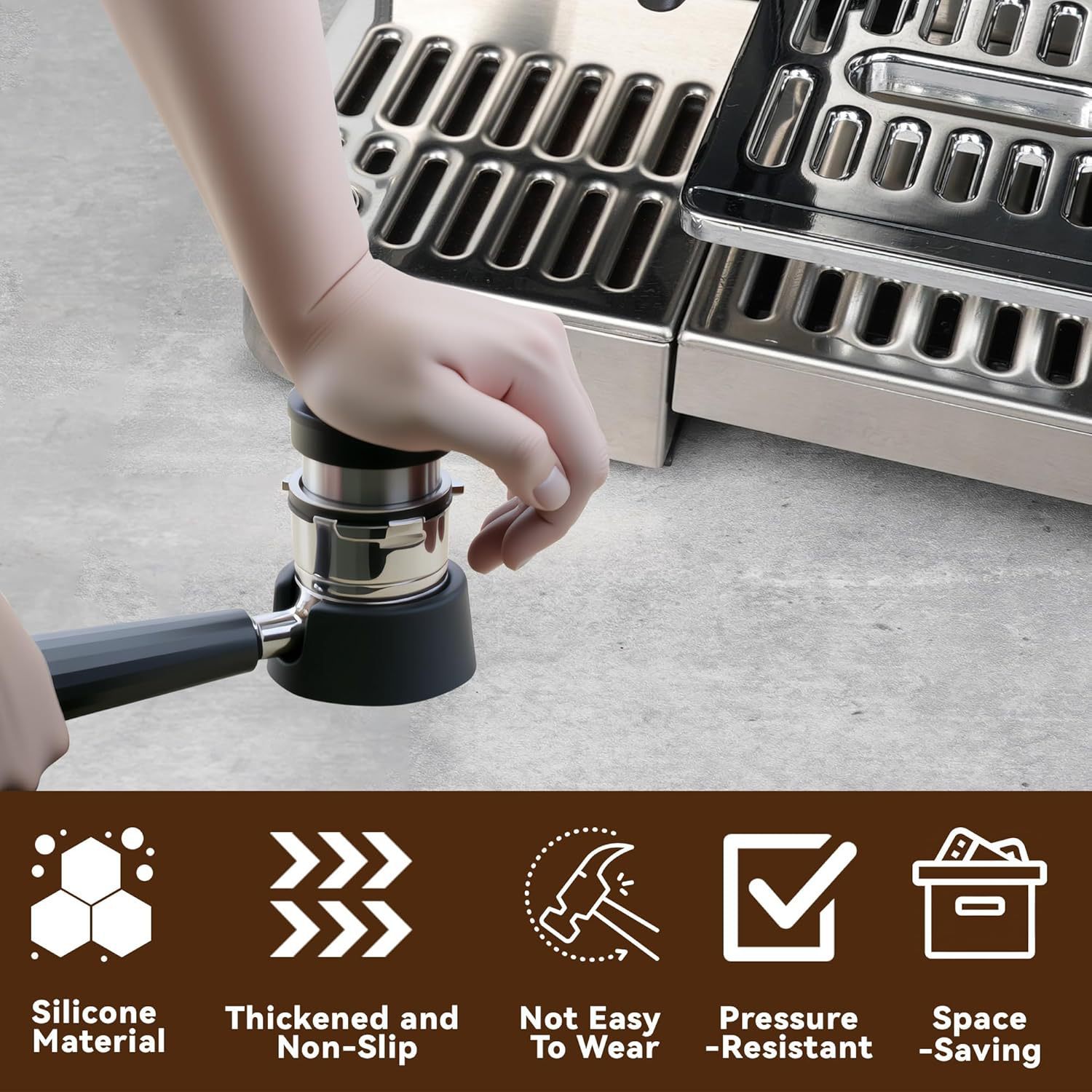 Silikonowy uchwyt na portafilt – Equipment Of Coffee Machine recenzja i cena